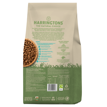 Harringtons Complete Turkey & Rice Dry Puppy Food - 1.7kg
